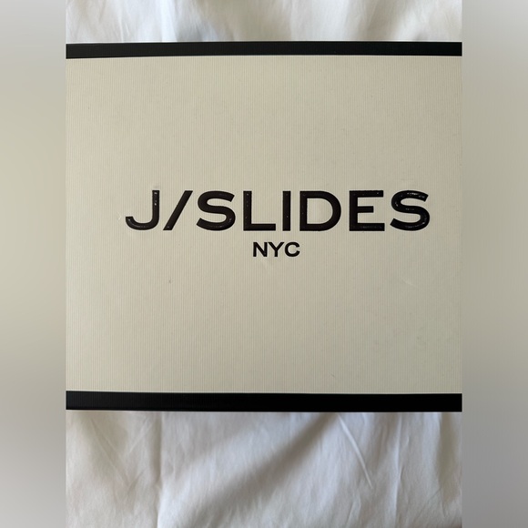 NWT J/SLIDES BONNIE Light Pink Leather Sandal New with box 8.5 - Picture 3 of 14